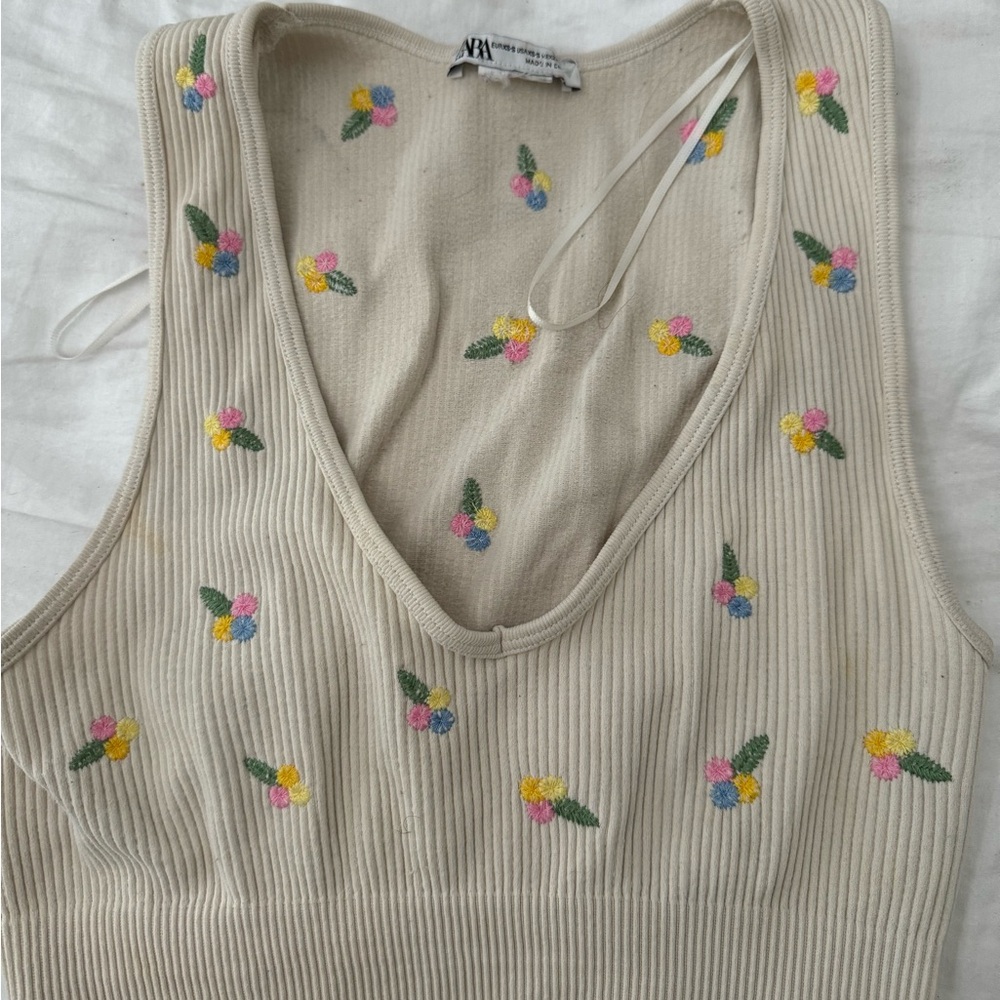 zara floral top